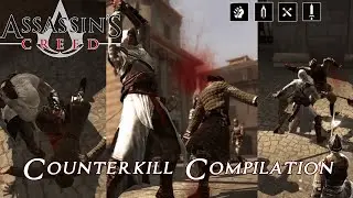 Assassin's Creed 1 - Altair - all weapons - brutal finishing moves compilation - HD Gameplay