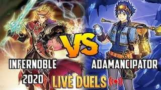Infernoble Knight Deck 2020 vs Adamancipator Yugioh Top Decks Live Match Duels Meta