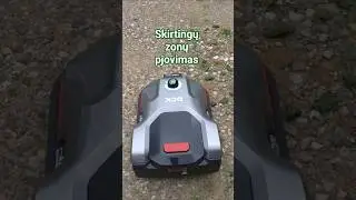 Skirtingų zonų pjovimas - #DCK #LiDAR #vejos #robotas #lazerinis #gpsmeistras #vejos #robotai