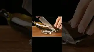 ASMR Banana Glass Fruit Cutting Sounds #asmr #shortvideo