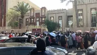 NEET 2025 Exam center rush in Dubai
