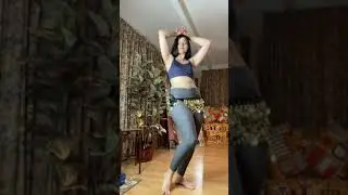 Belly dance drum solo improv