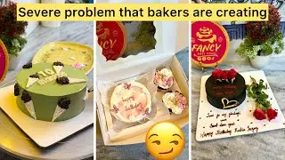 Bakers are making everything complex🥲😩 #cake #asmr #viralvideo #viral #youtube