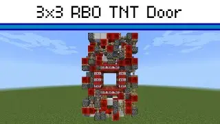 [Tutorial] Redstone Block Only TNT Door for MCBE/PE