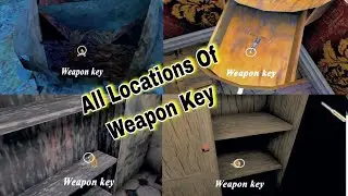 Granny 3 All Locations Of Weapon Key | How To Find Weapon Key In Granny 3