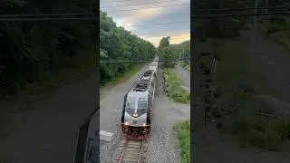 PL42-AC #4003, With Tiger Striped Plow! Moving North On The Port Jervis Line!
