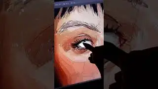 De Fotograf&iacute;a a Retrato Digital en Photoshop || Random Paint #5  #PhotoshopShorts #RetratoDigital