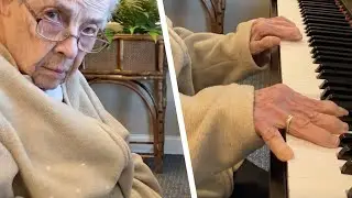 Cette femme de 93 ans ne se souvient de rien. Quand elle voit un piano, les souvenirs lui reviennent