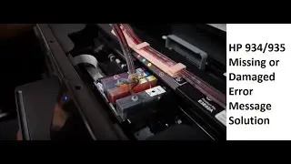 934/935 Отсутствует или поврежден HP Устранение неполадок