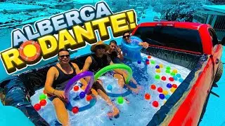 CONVERTIMOS UN PICK UP EN UNA ALBERCA RODANTE || ASI NOS QUITAMOS EL CALOR EN HMO🥵 || LOS CHICUELOS