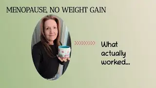 😱 How I Avoided Weight Gain After Menopause 🏵️ #menopausesupport #agewell #womenshealth