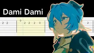 Lucia Ep - DAMIDAMI (Easy Guitar Tabs Tutorial) Zenless Zone Zero