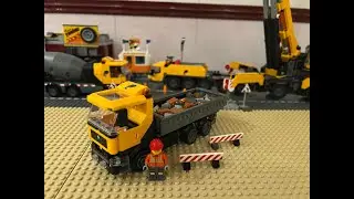 lego 60467 dump truck moc/mod with 3 axcle's!