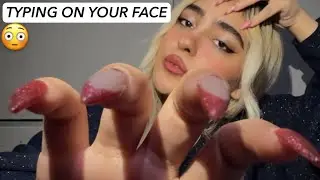 ASMR POV :Your Face Is a Keyboard… Let Me Type On It 😳✨#asmr #asmrvideos #sleep #asmrsounds #pov 