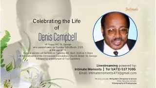 Celebrating The Life of Denis Campbell aka 'Palance & Brother'