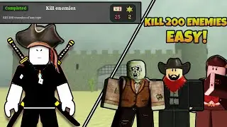 Kill 200 Enemies EASY! (Dead Rails)