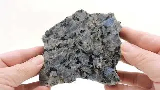 Anorthite var. spectrolite from Finland - large cabinet size
