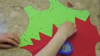 How to Sew Appliqué Stretch on Stretch Fabrics Swimsuits/Dancewear/Costumes