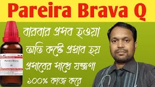 Pareira brava homeopathic medicine / Pareira brava mother tincture uses / Pareira brava Q