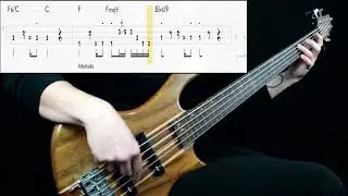 Paul Young - Everytime You Go Away (Fretless Bass Only) (Play Along Tabs In Video)