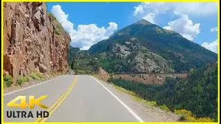 Ouray to Silverton & Durango 4K Colorado U.S. 550 South Million Dollar |Highway San Juan Skyway