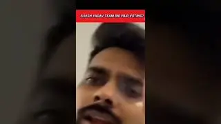 Elvish Yadav Team did PAID VOTING? Reacts! | Elvish Yadav Bigg Boss OTT News Shorts Facts😆on&nbsp;#shorts