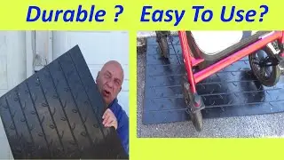 Best Budget Wheelchair Threshold Ramp? Vevor Hard Rubber (Review/Test/Instructions) Well Made?