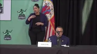 Detroit Police Chief James Craig gives update on the effects of COVID-19