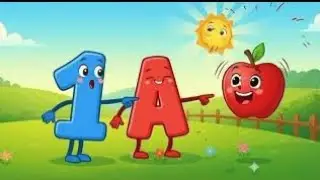 🎵 Count & Sing with Letters and Numbers | Learn ABCDE & 12345 | Kids Learning Rhyme