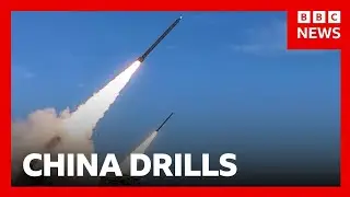 China holds military drills around Taiwan as warning to 'separatist forces' | BBC News