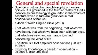 Science and the Bible chart - You will never ask, 