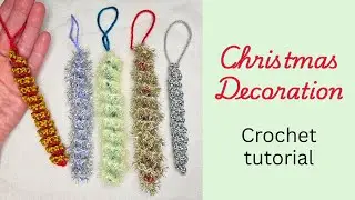 Easy Crochet Christmas Decoration Twirl - Beginner-Friendly Festive Ornament Tutorial