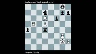 URS-ch15 1947 | Smyslov vs Makogonov | Round 17