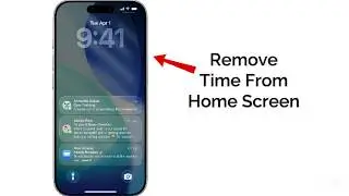 How to remove clock from Infinix home screen - widget clock