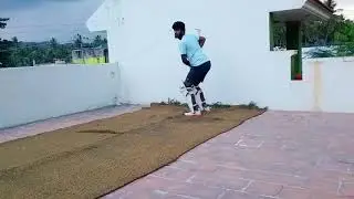 cricket practice at home (stay home and be safe)