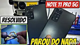 Xiaomi Note 11 Pro 5G Parou de ligar do nada | Reballing CPU e Memória Passo a Passo