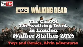 The Walking Dead cast in London Walker Stalker