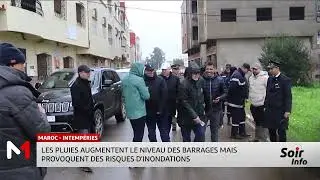 Intempéries : les pluies augmentent le niveau des barrages mais provoquent des risques d'inondations