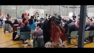 Seattle Tsmisiajn Alaska Native group Raven Dance with masks LGG 20th anniversary