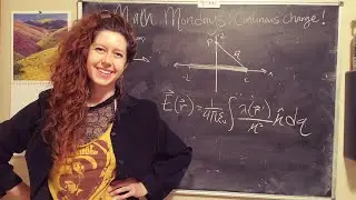 How to calculate Continuous Charge Distribution!