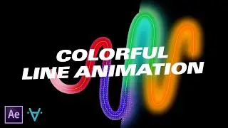 Colorful Line Animation | After Effects Tutorial