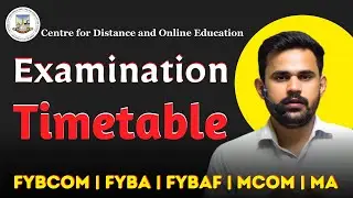 Расписание экзаменов CDOE Мумбайского университета на 2026 год | FYBA FYBCOM FYBAF MCOM MA | Полн...