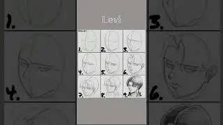 How to draw Levi ackerman #leviackerman #attackontitan #drawing