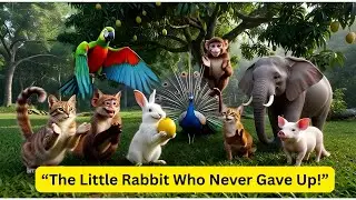 The Little Rabbit Who Never Gave Up | Motivational Kids Story | Chinni Rabbit Moral Story