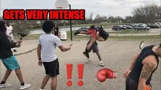 (INTENSE) GLOVES UP GUNS DOWN | HOOD EDITION!!