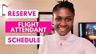 RESERVE Flight Attendant Schedule | Working 6 Days on Reserve with no BREAK! Flight Attendant Life