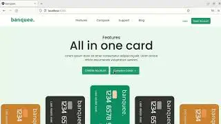 Banquee Financial card service Template Design || Template Design