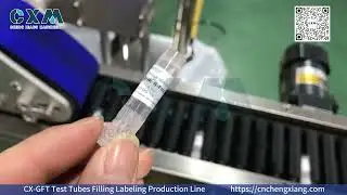 CX GFT Test Tubes Filling Labeling Production Line Ideal for Nutraceuticals, Sample Tubes