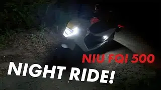 NIU FQI 500 Night Ride in Szeged (Hungary)