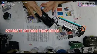 Recarga de cartucho de tóner CF248A #imprecompust #printer #reparaciones